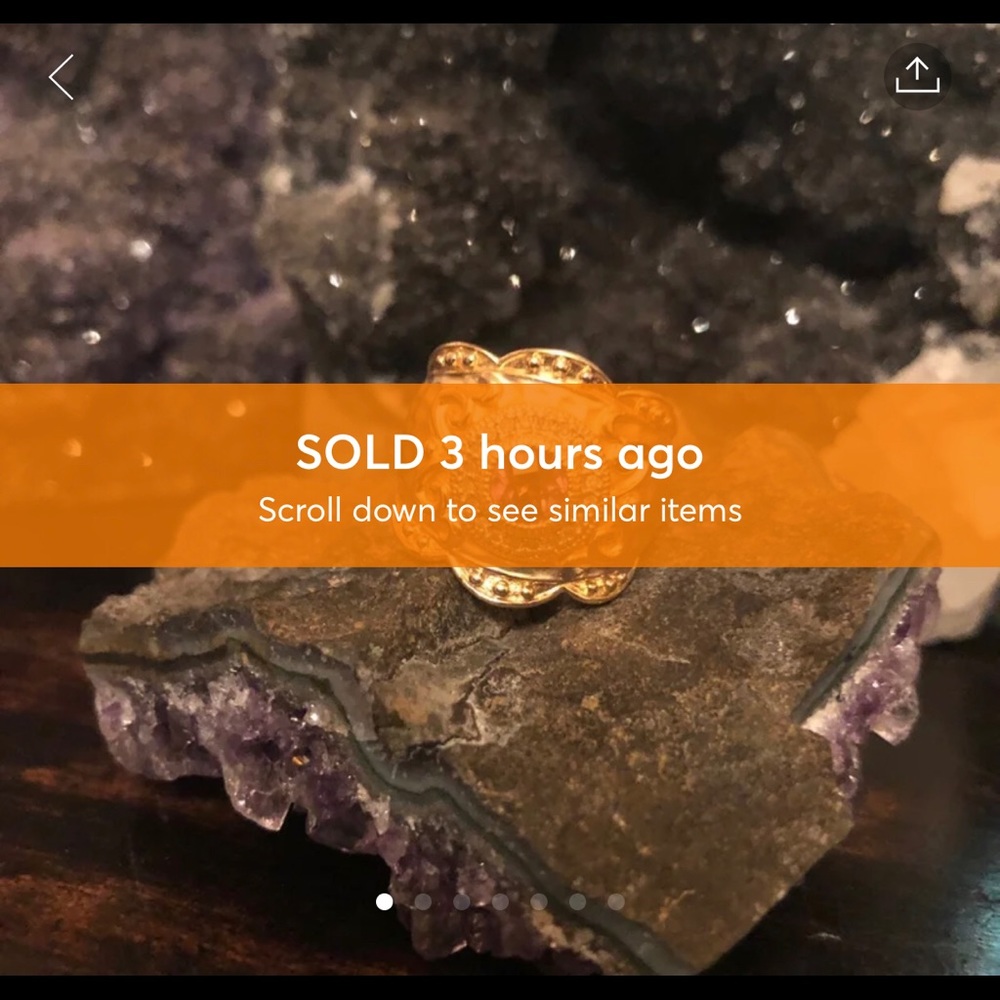 SOLD Amethyst Ring Sz 7